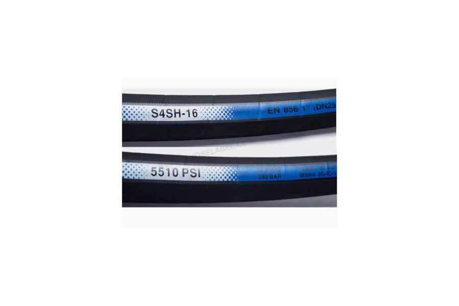 Hydraulic Hose Labeling On Hose