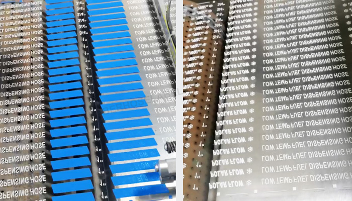Rubber Water Hose Labels Process