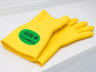 Glove Labels – Permanent Marking for Rubber & Nitrile Gloves