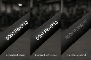 Vulcanizable vs Heat Transfer vs Laser Marking for Rubber Products