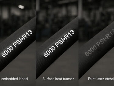Vulcanizable vs Heat Transfer vs Laser Marking for Rubber Products