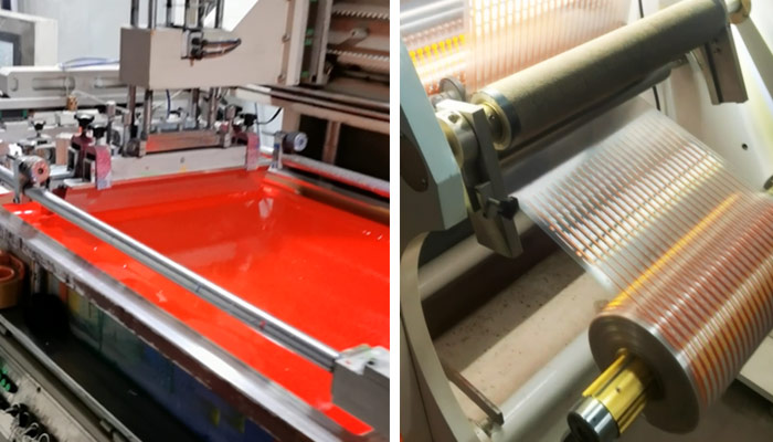 Tire curing labels Production