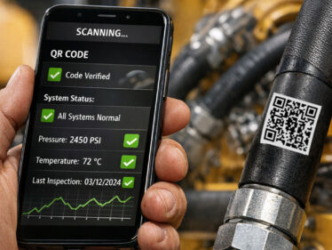 Hydraulic Hose Traceability: The Future with QR Code Labels