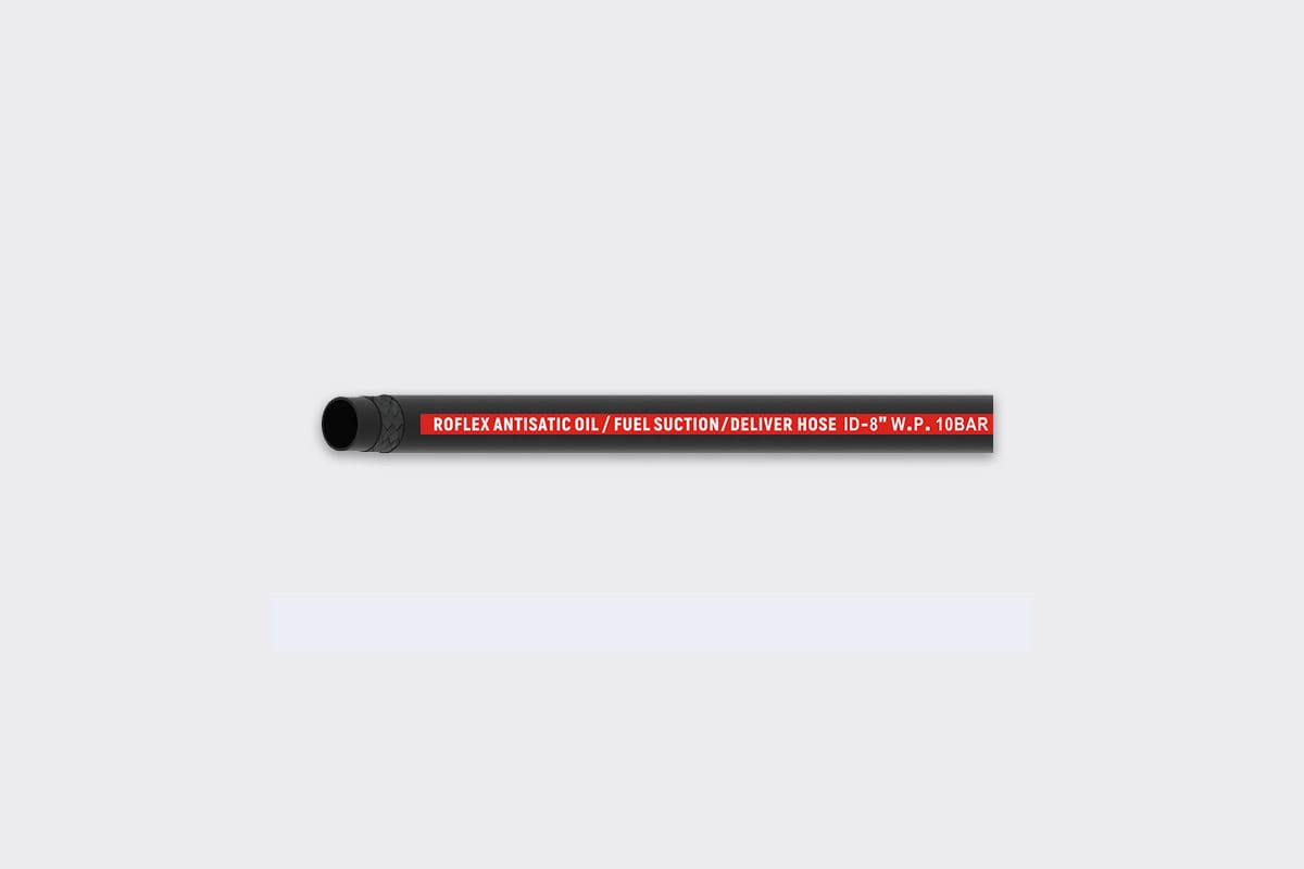 Fuel Oil Resistant Hose Labels with Barcode & QR Integration