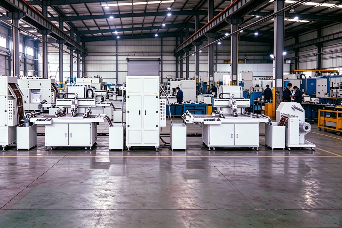 FLLabels 6-color screen printing production line for vulcanizable rubber hose labels