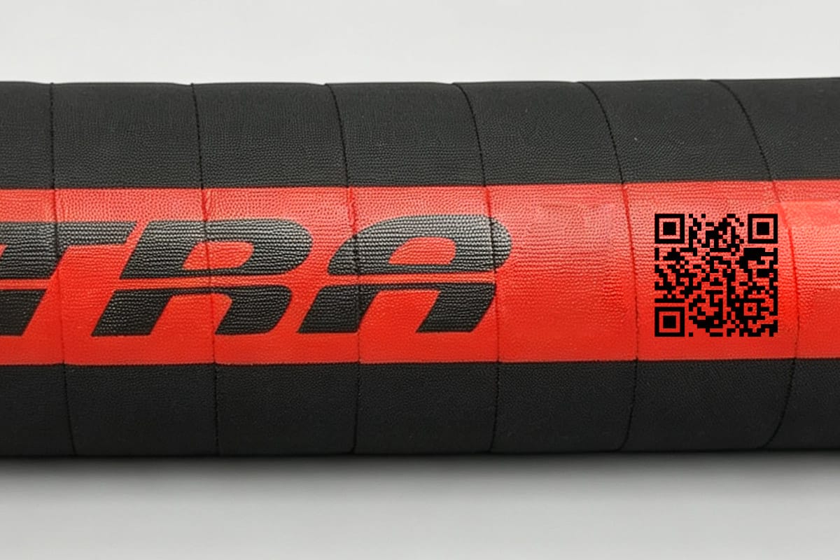 Clean transfer result on chemical resistant hose after vulcanization